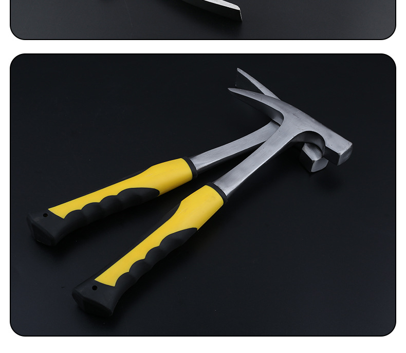 Thumbnail: TINSOL High Carbon Steel Geological Exploration Hammer, Multifunctional Rock Ham