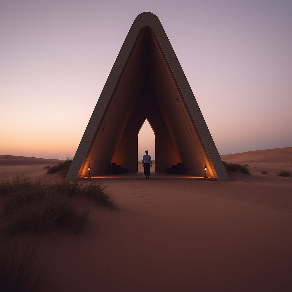 Unique desert architecture for Off-Market Luxury Travel