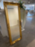 Thumbnail: Gold Antique French Standing Mirror