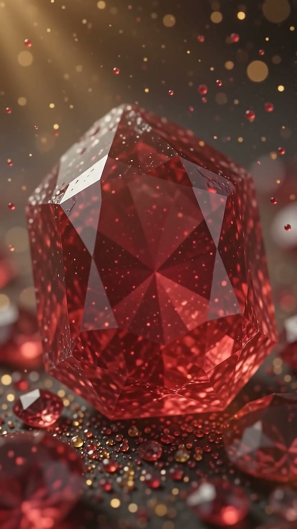 Thumbnail: Ruby Holographic Necklace Set