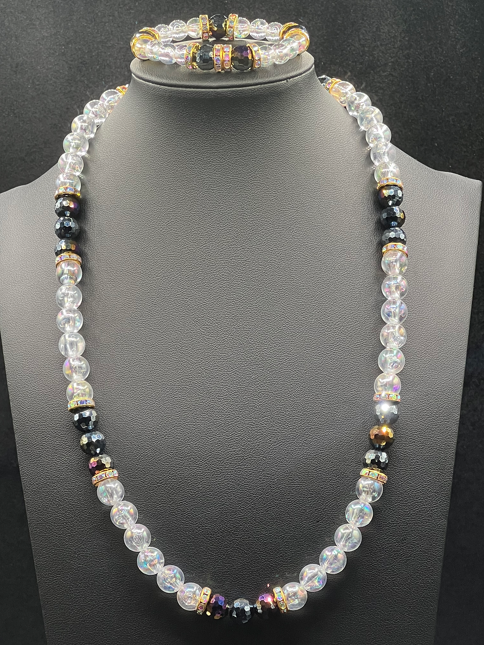 Thumbnail: Blackout Holographic Necklace Set