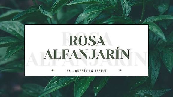 Rosa Alfanjarín Estilistas, extensiones de cabello, Teruel, España
