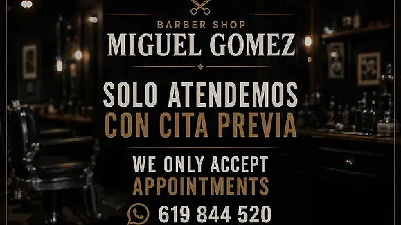 Barber Shop Miguel Gómez, barbería, Huelva, España