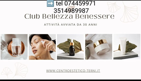 Club Bellezza Benessere, centro estetico, Terni, Italia