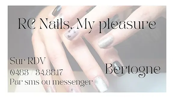 RC Nails, My pleasure, salon d'onglerie, Bastogne, Belgique