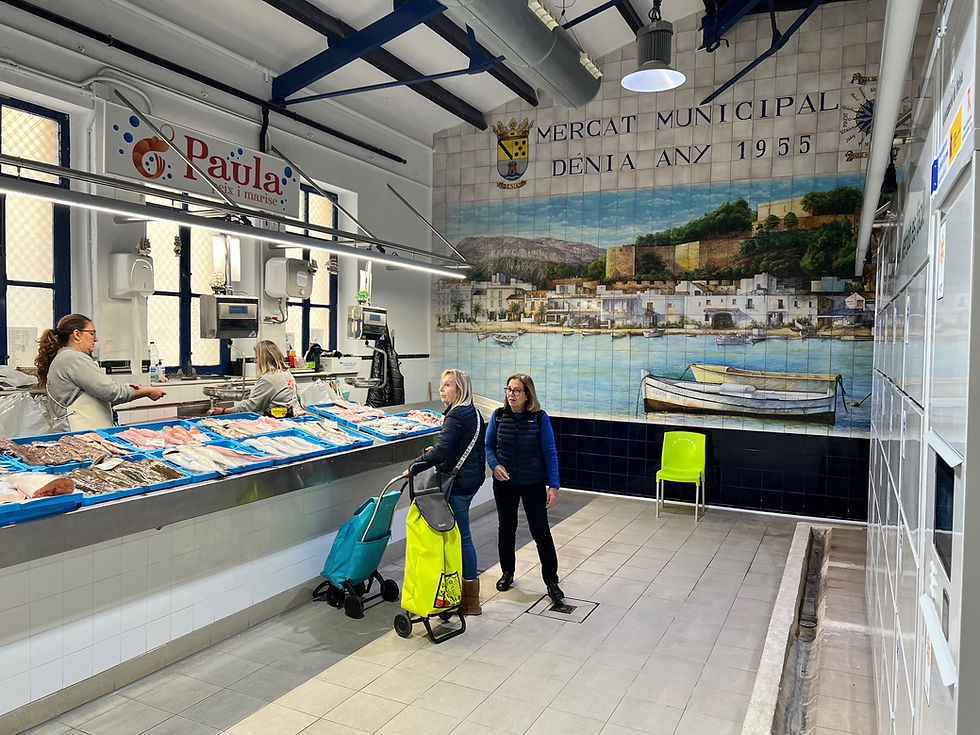 Mediterrane markthal van Denia