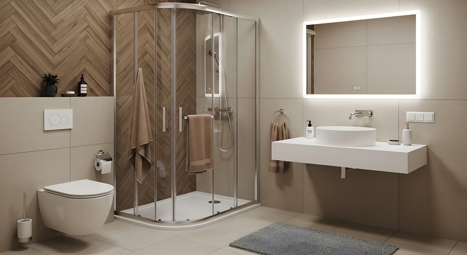 Shower trays, screens & drainage