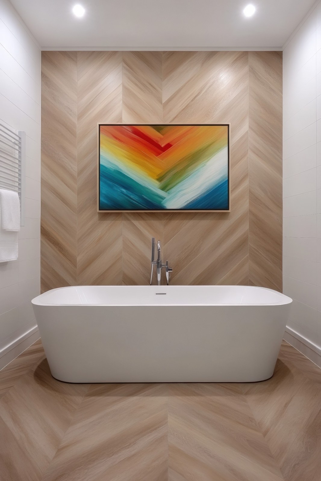 Chevron — bathroom design inspiration