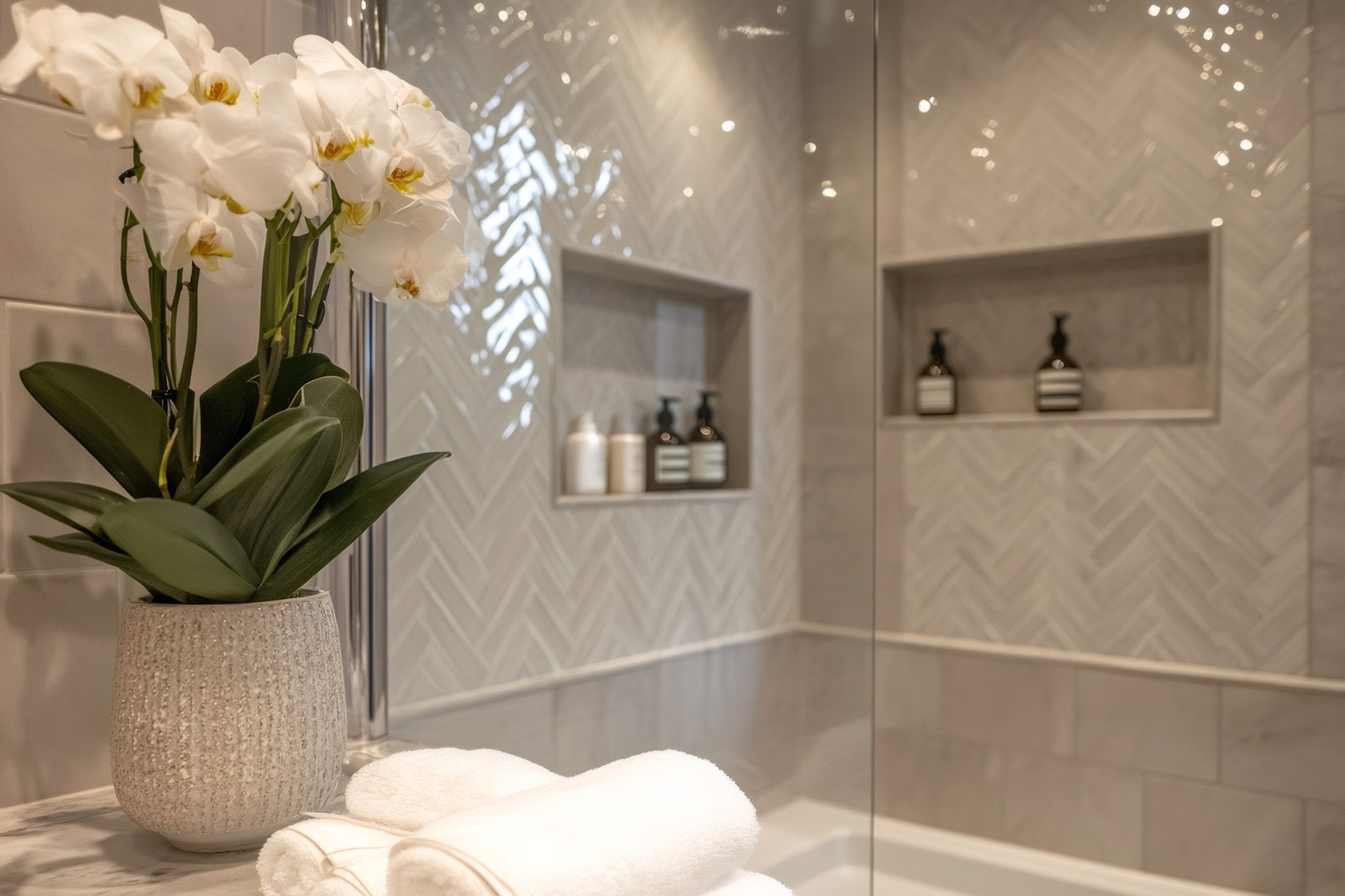 Shower niches