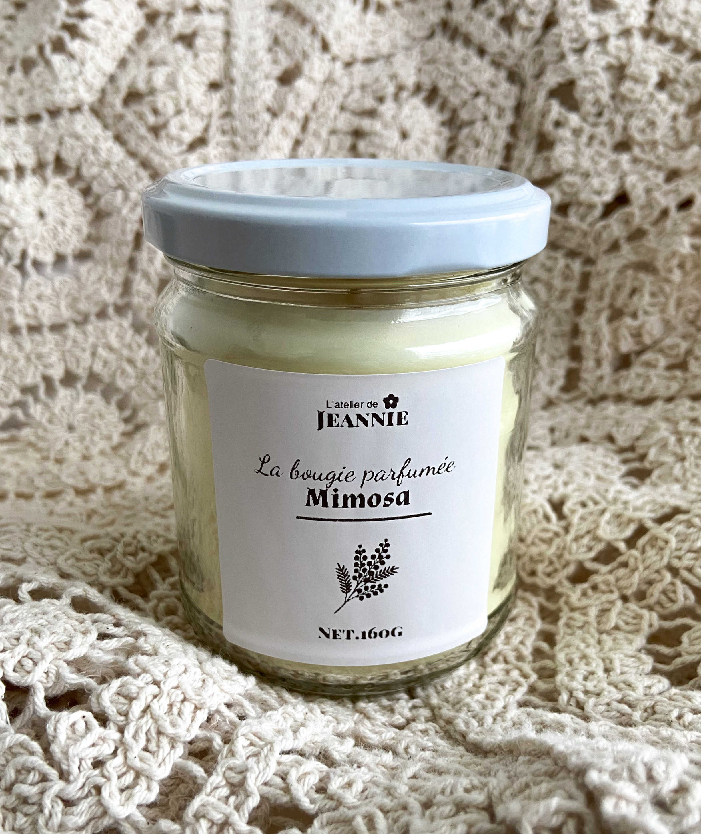 Bougie parfumée senteur Mimosa