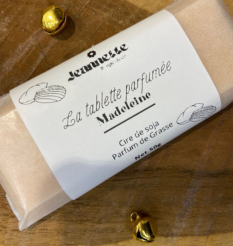 Tablette parfumée senteur Madeleine