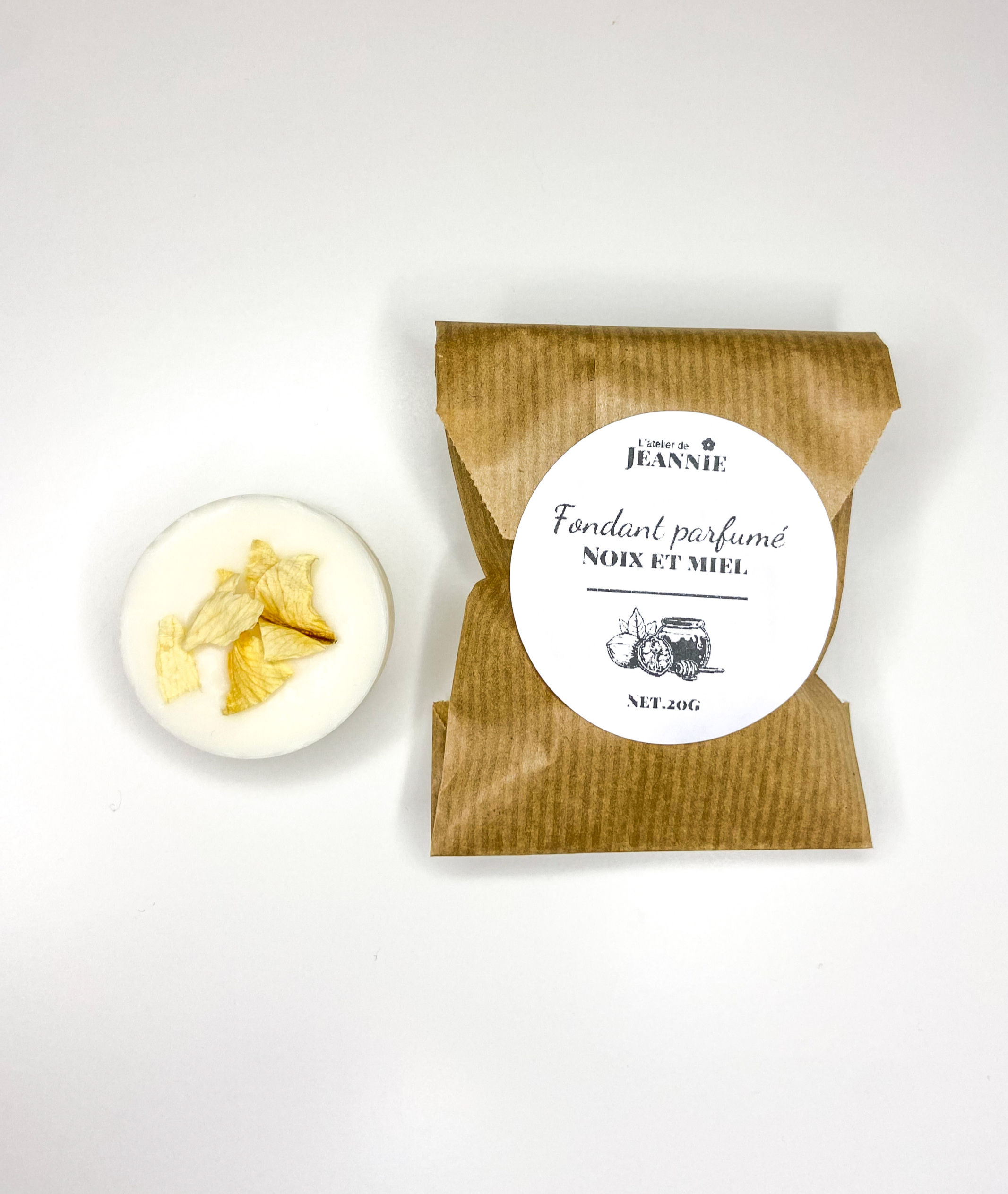 Fondant parfumé senteur Noix et miel