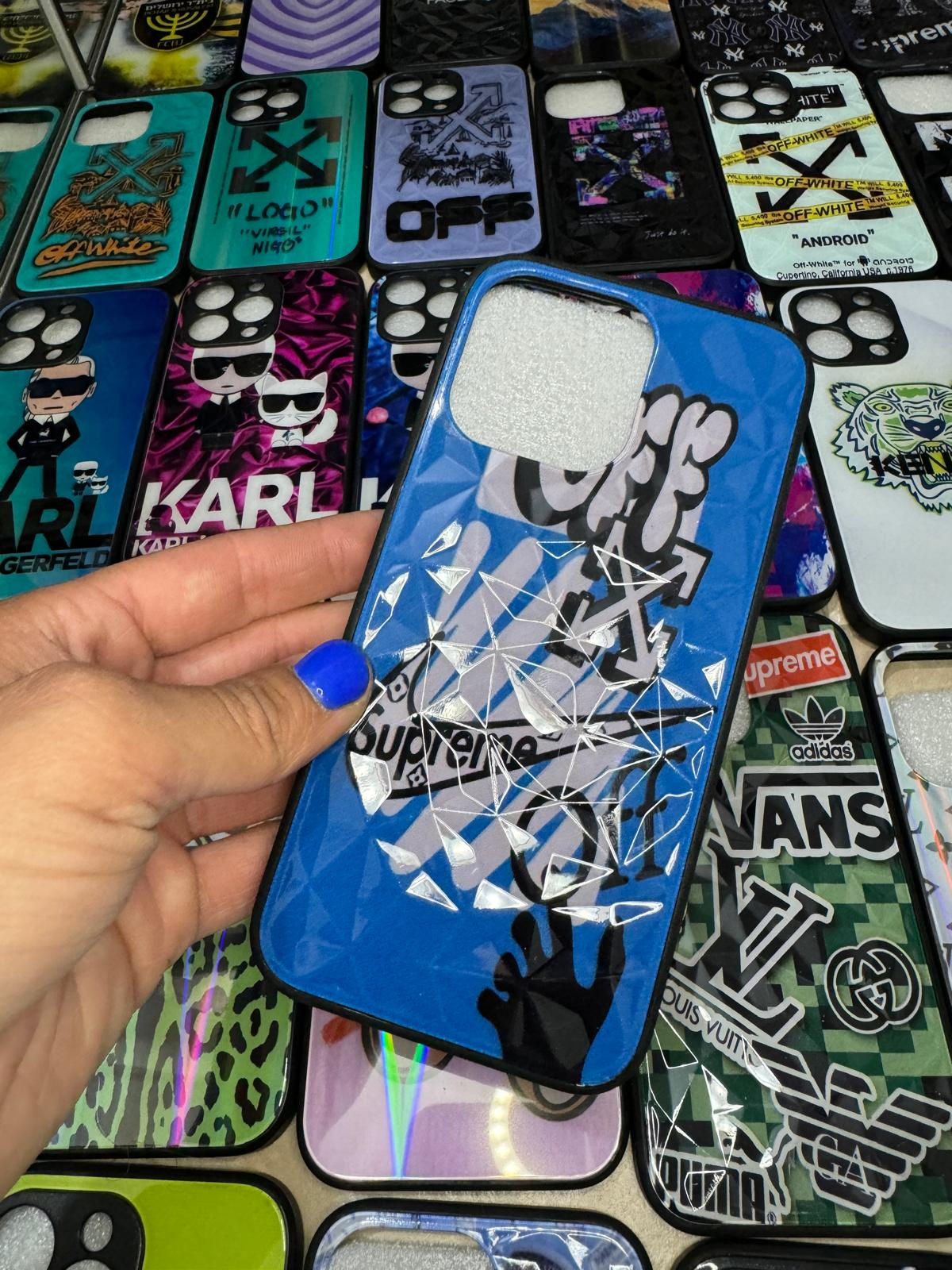 Nike off white מגן כחול