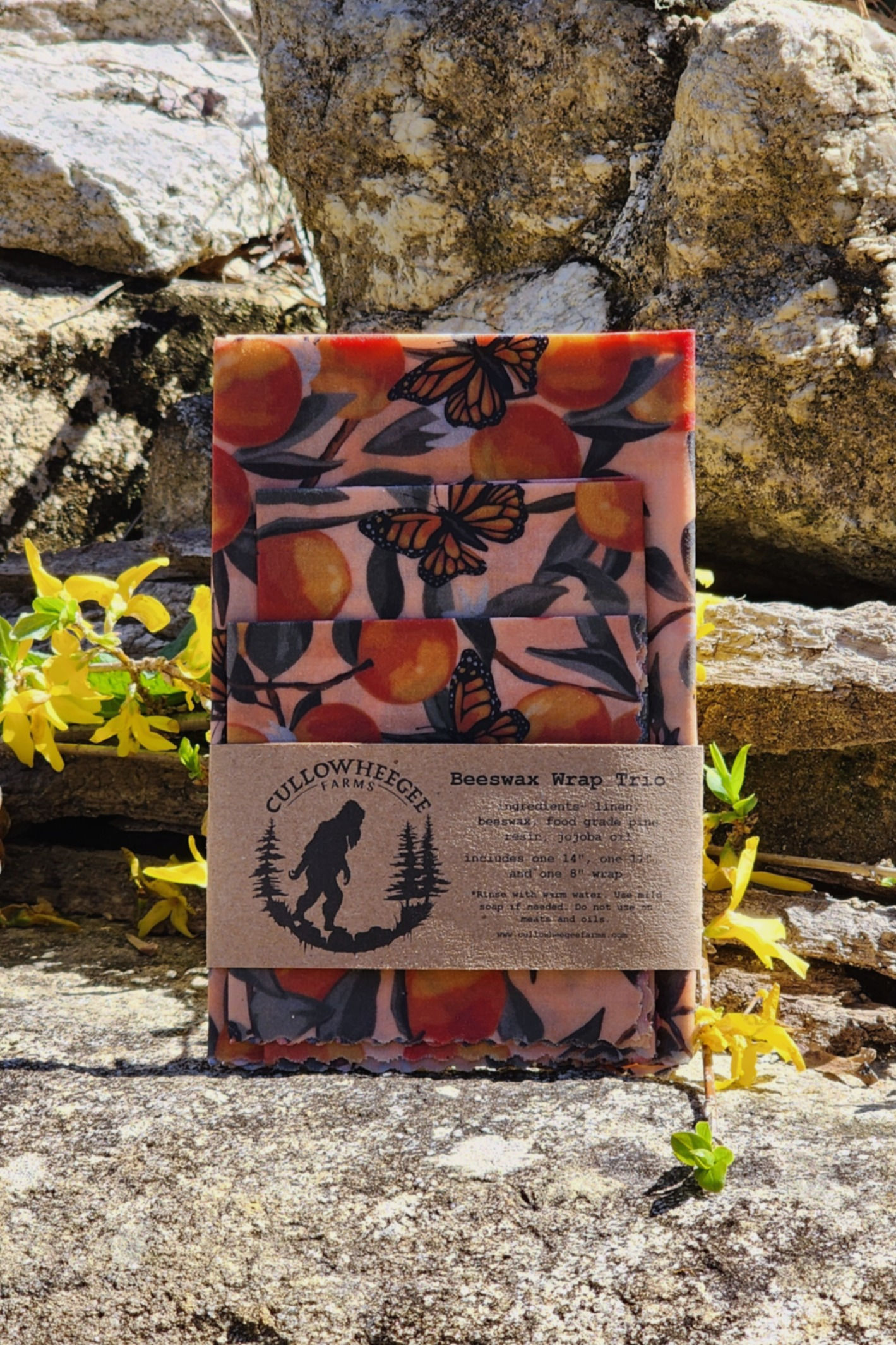 Sustainable Beeswax Wrap set of three