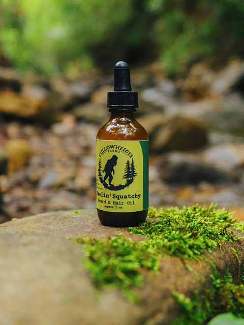 THE Cutiful ジンジャーピール ウィッグ Feelin' Squatchy Beard & Hair Oil | Cullowheegee Farms