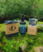 Natural Skin Care Bundle including Charcoal Face Soap, Witch Hazel Face Soap, and Blue Ridge Beauty Facial Serum