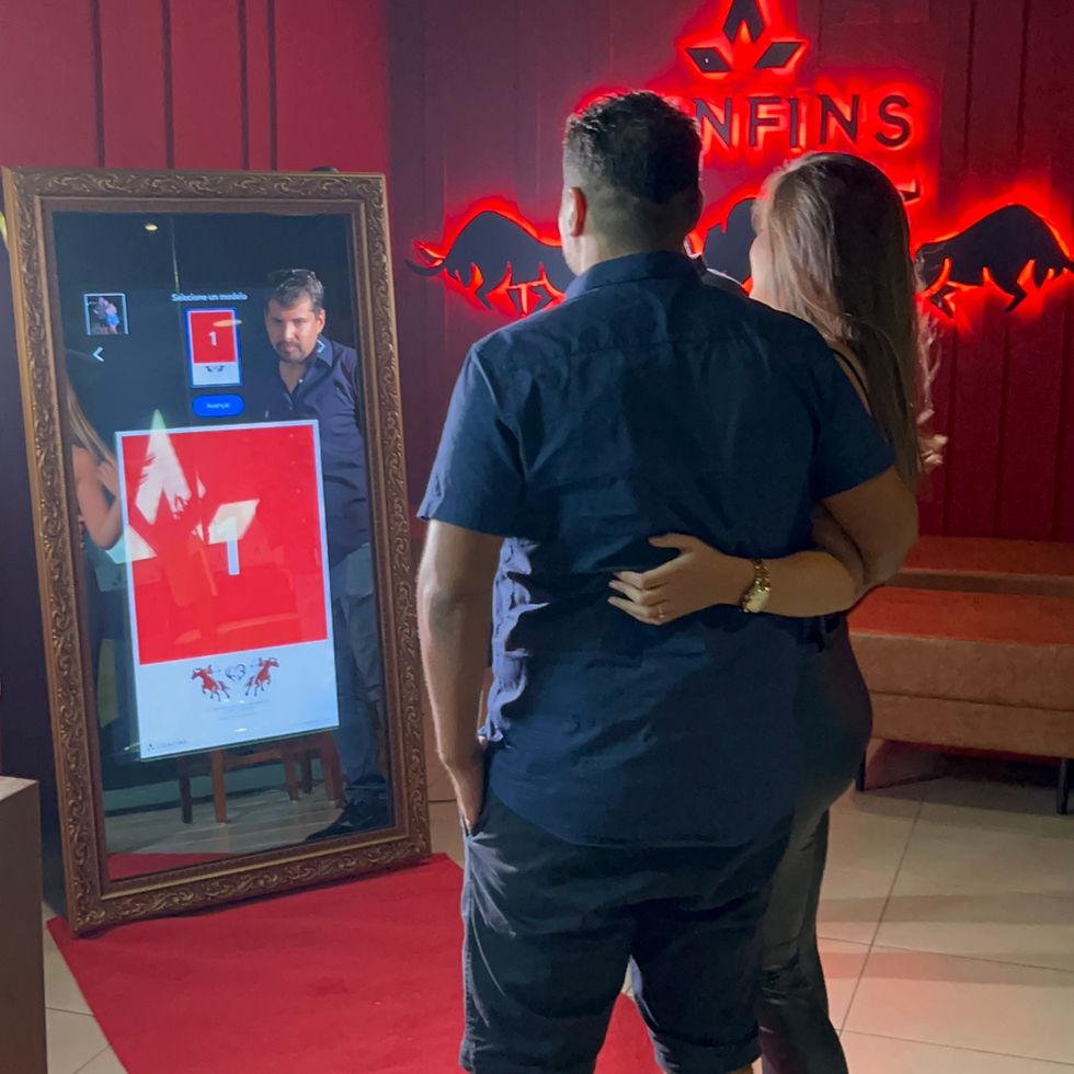 Espelho Mágico especial de Valentine's Day