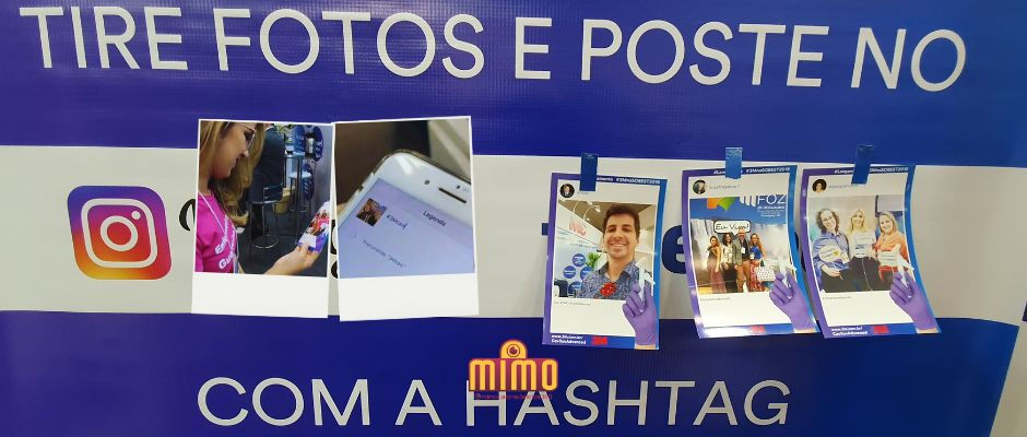 Ação instagramável para eventos em Foz do Iguaçu