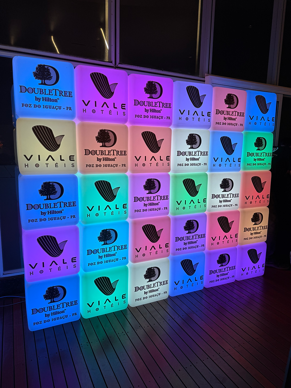 Back drop de led para eventos em Foz do Iguaçu