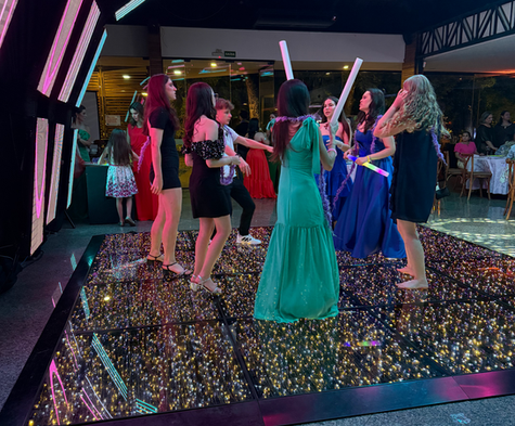 Pista de dança Paris decorativa para eventos em Cascavel