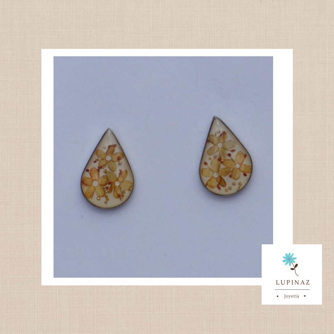 Arete gota posta en alpaca