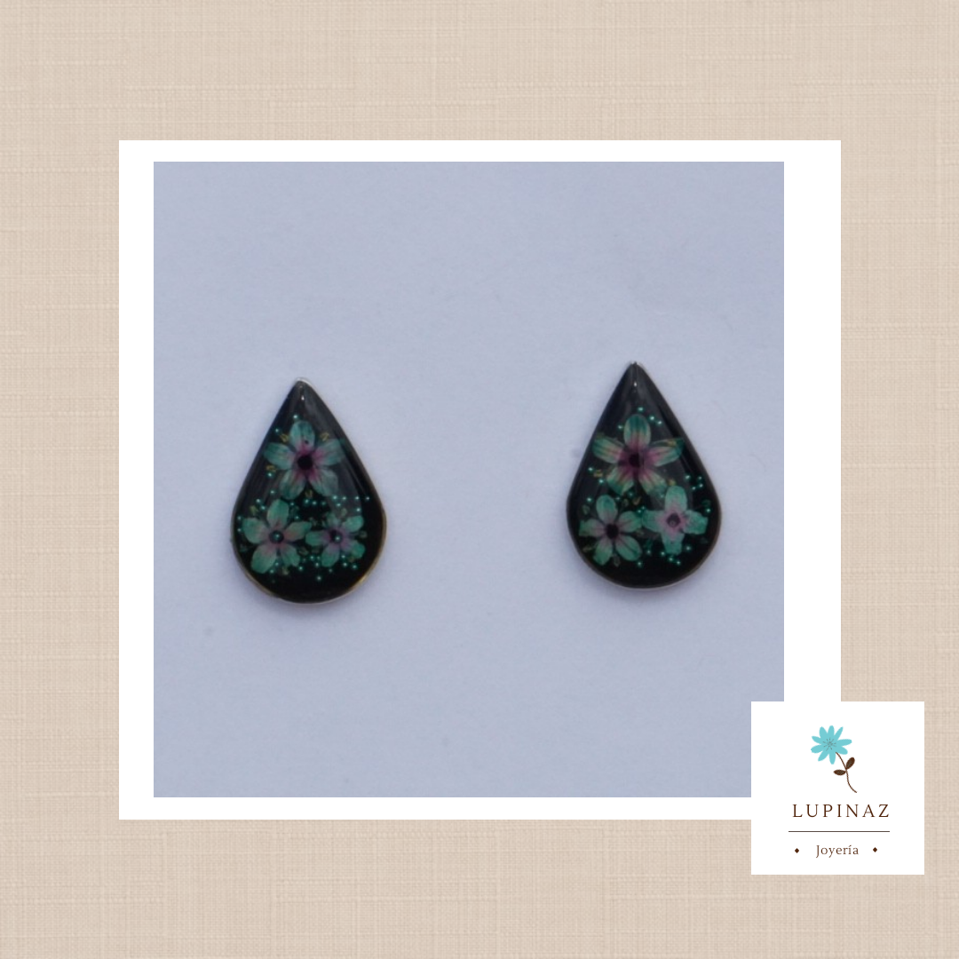 Arete gota posta en alpaca