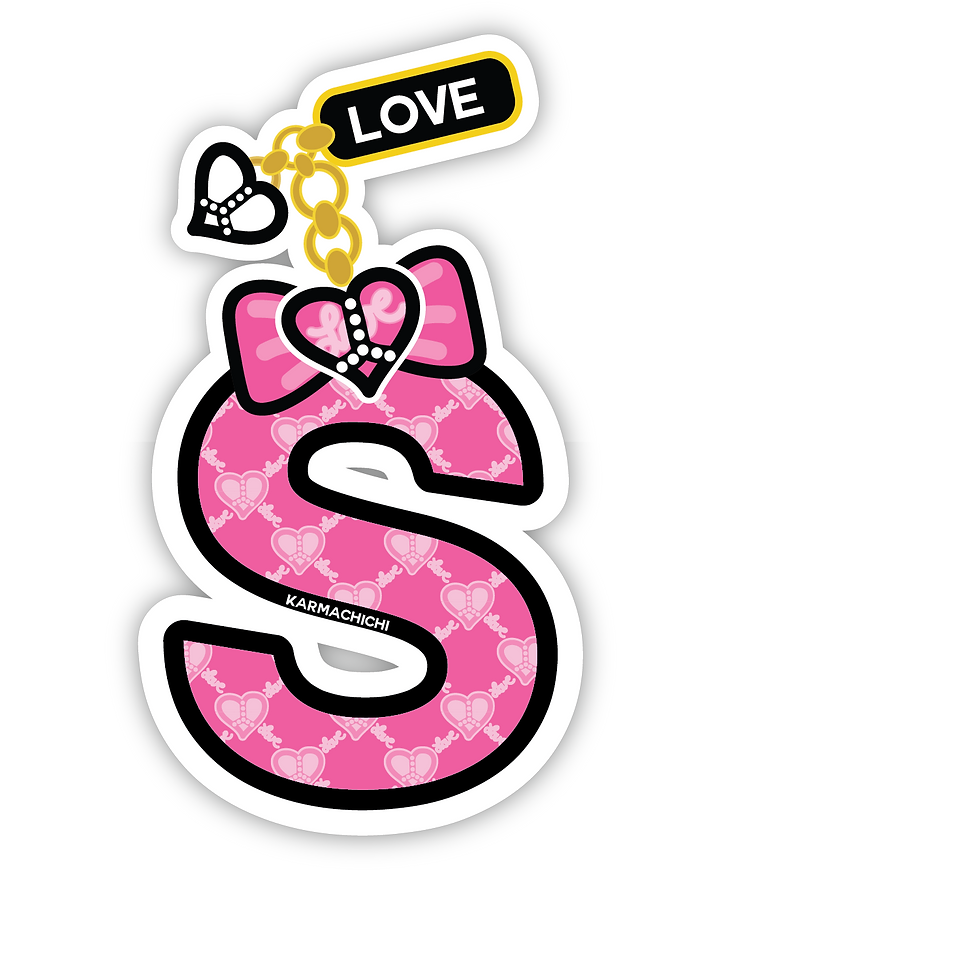 Thumbnail: S Gif | Animated | Letter S | Pink | Karmachichi
