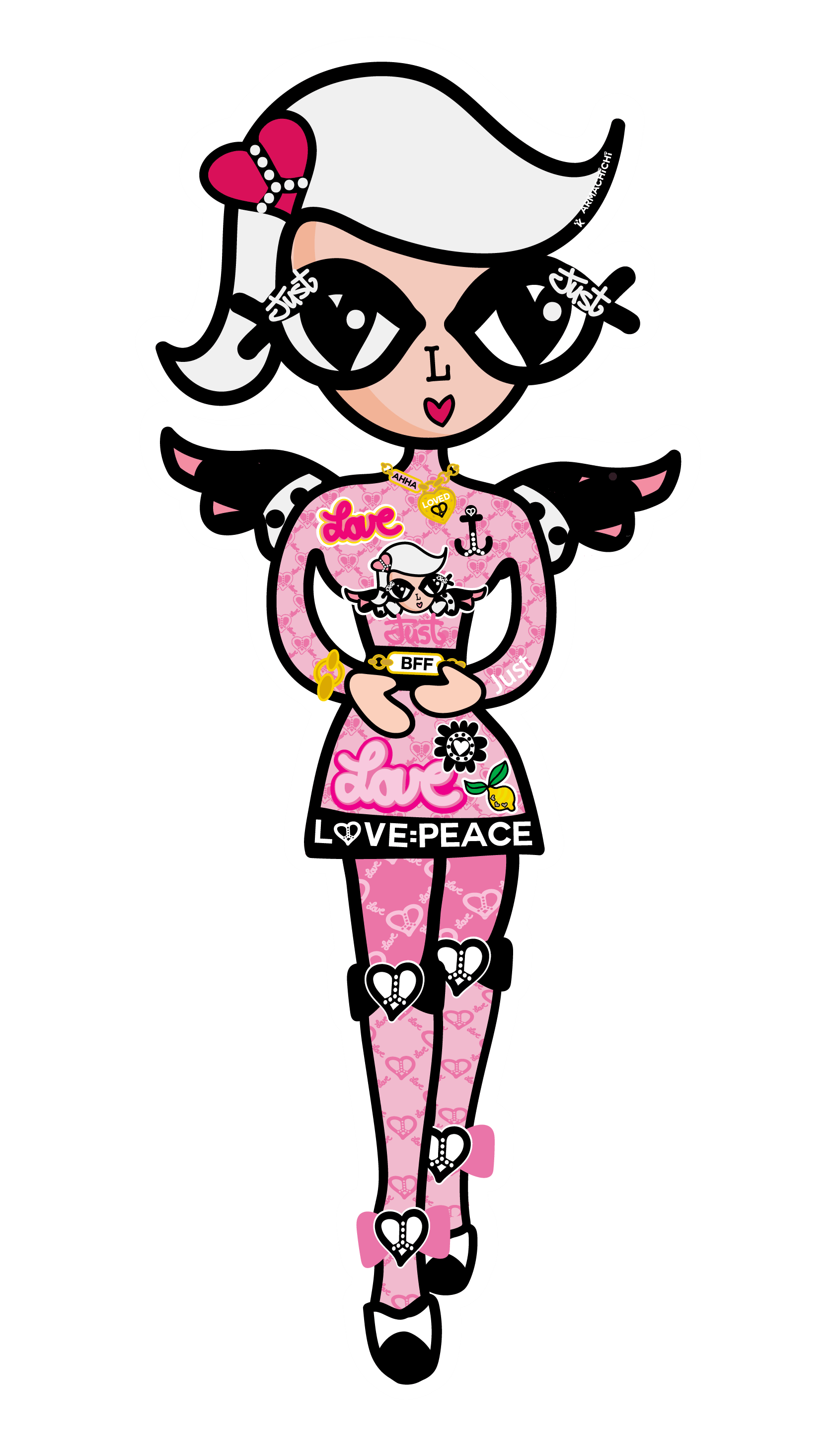 Karma walking animation sticker by Karmachichi, australian Made sticker tween brand