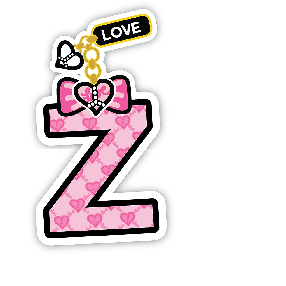 Thumbnail: Gif | Animated | Letter Z | pink | Karmachichi