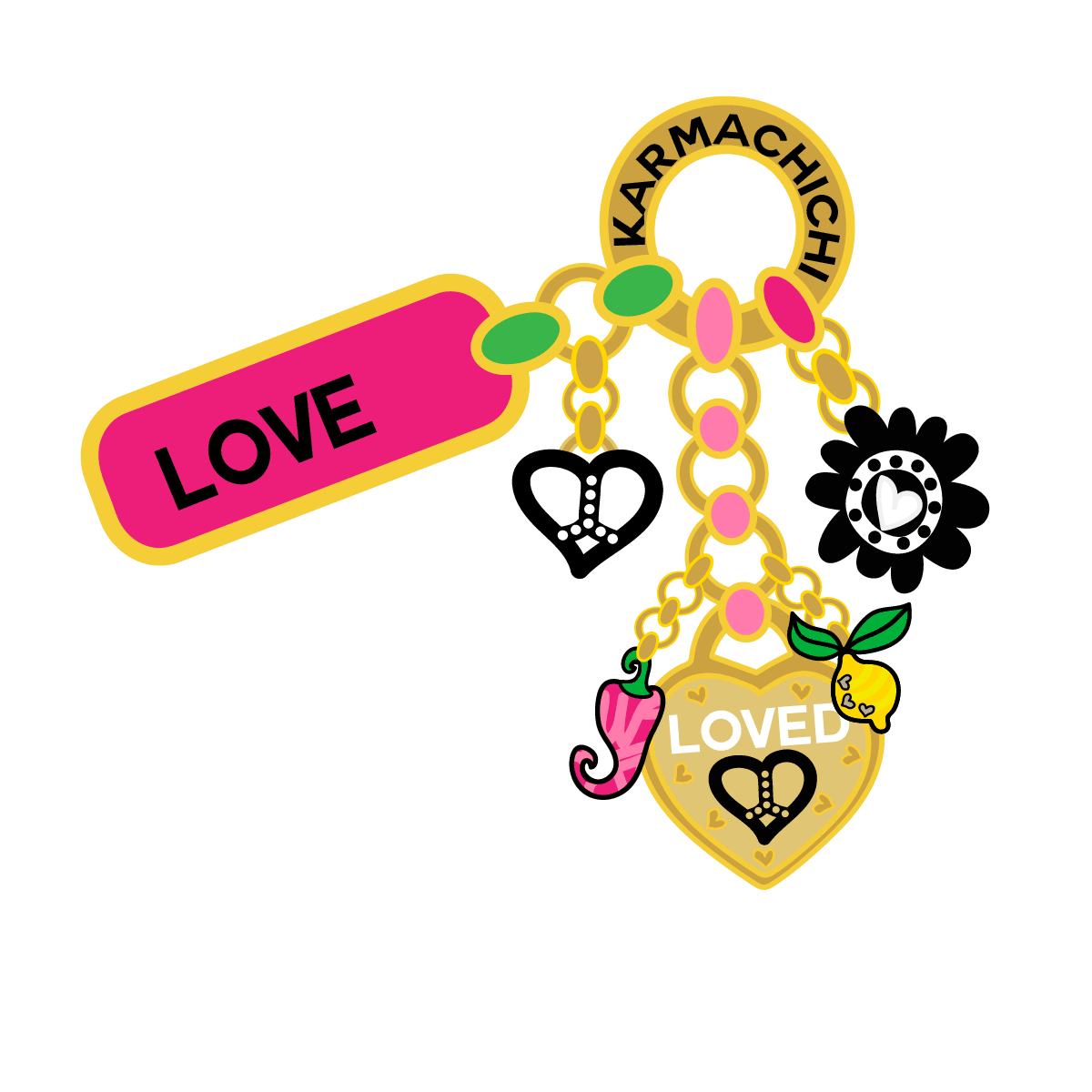 Gif | LOVE Loved Loving | heart | Charm | Karmachichi