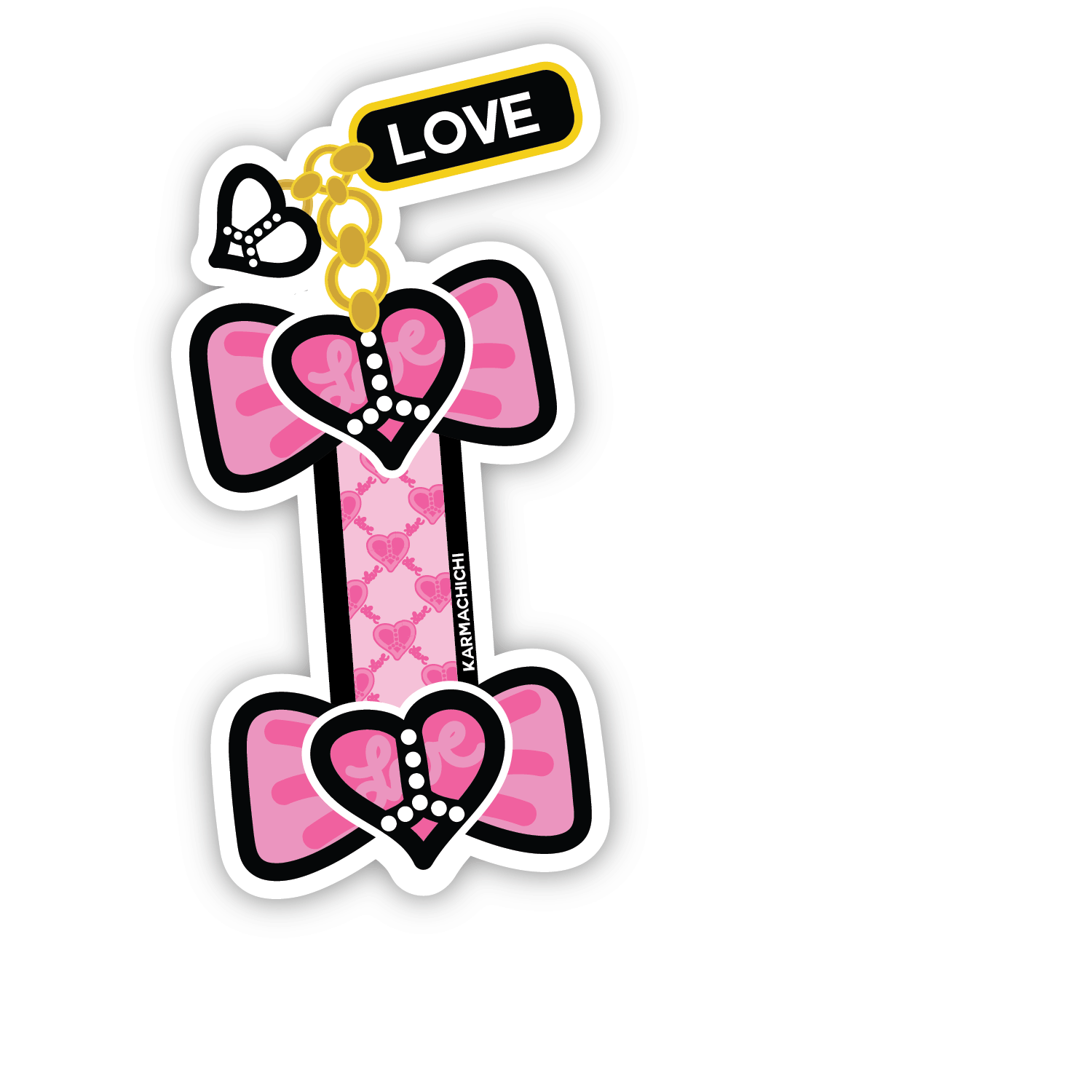 I Gif | Animated | Letter M | pink | Karmachichi