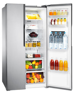 603L-Samsung-Side-By-Side-Fridge-SRS603HLS-Left-Angle-Open-high
