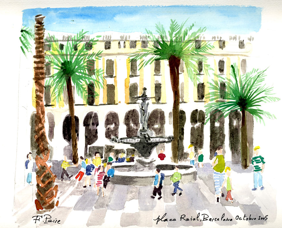 Plaça del Rei, Barcelone (E)