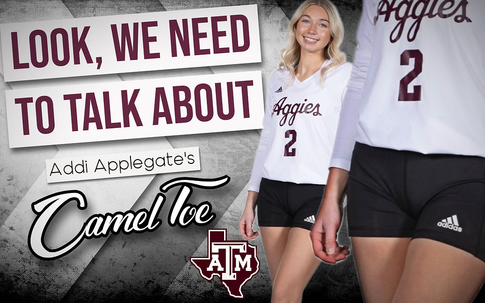 Addi Applegate Texas A&M's Addi Applegate Showcases Her Camel Toe, Gen Z Women Are ...