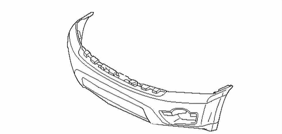 Mitsubishi Endeavor front pumper cover