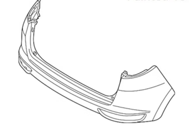 Kia Sportage rear bumper