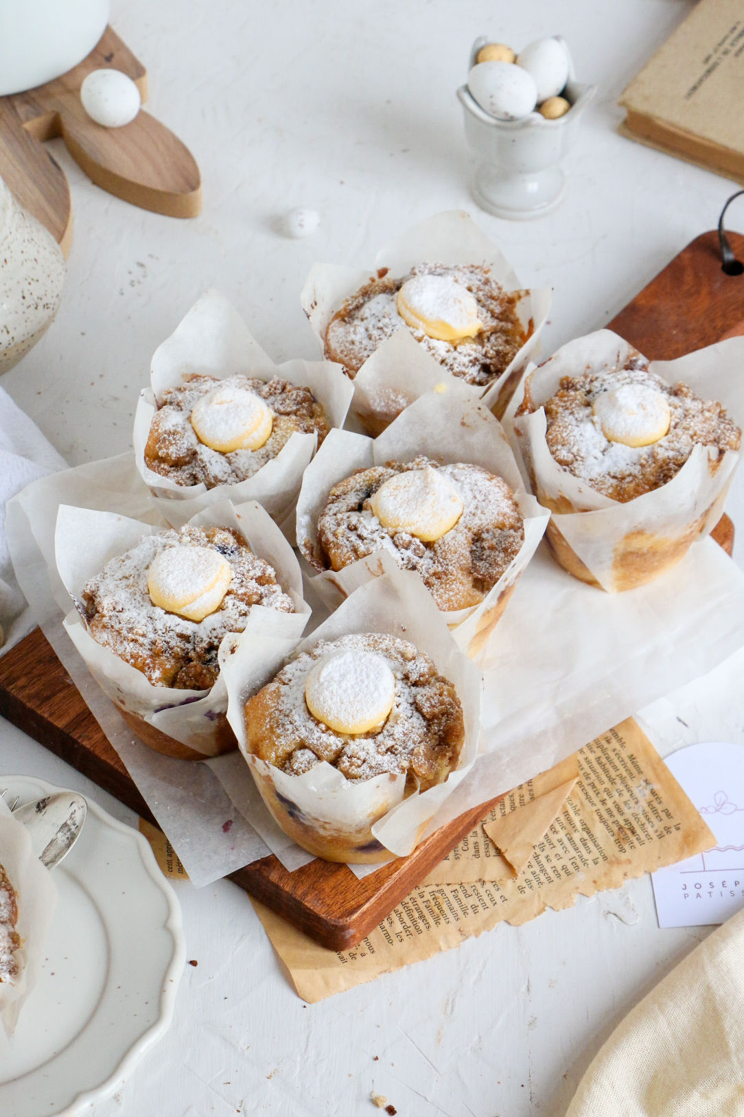 Citroen & blauwe bessen muffins ππ«