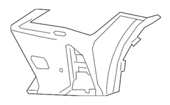 Lexus UX front bumper extension