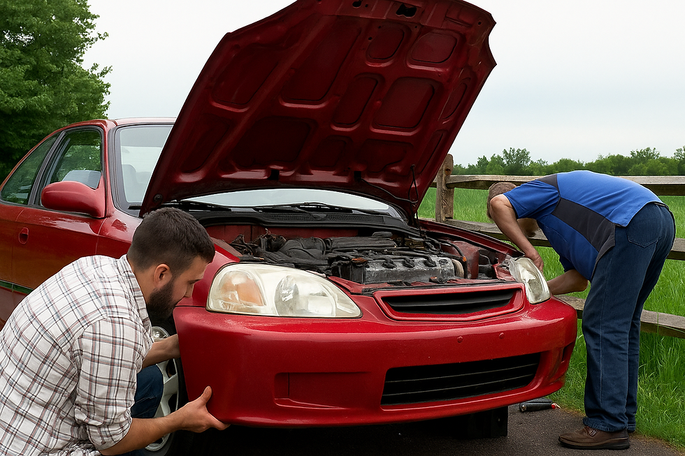 install car parts without scratches