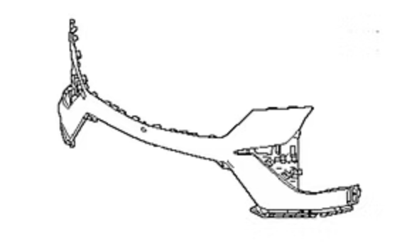 Cadillac Optiq front bumper
