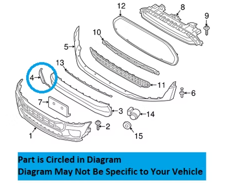 MINI Clubman front tow hook cover