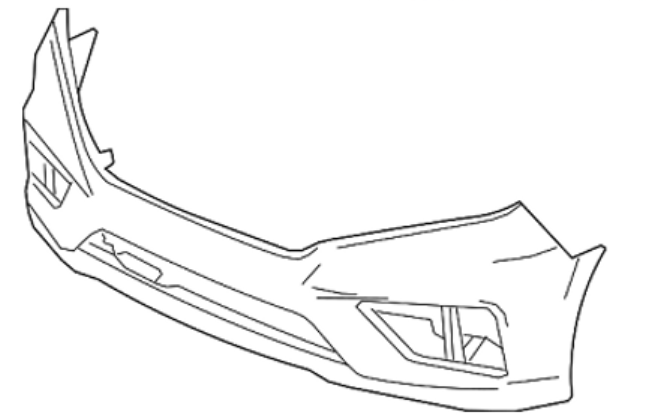 Honda Odyssey Front Bumper Cover