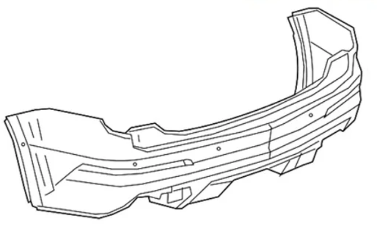 2024 Cadillac XT6 Rear Bumper