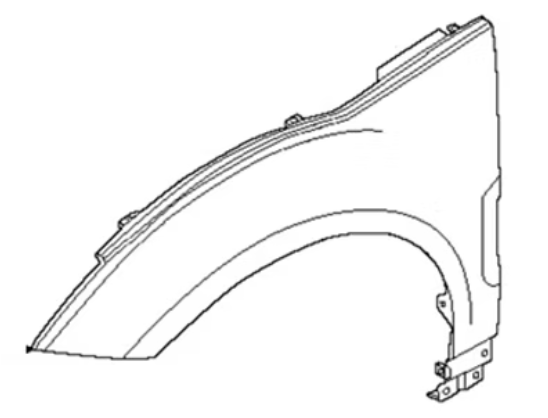 Volvo EX30 front fender