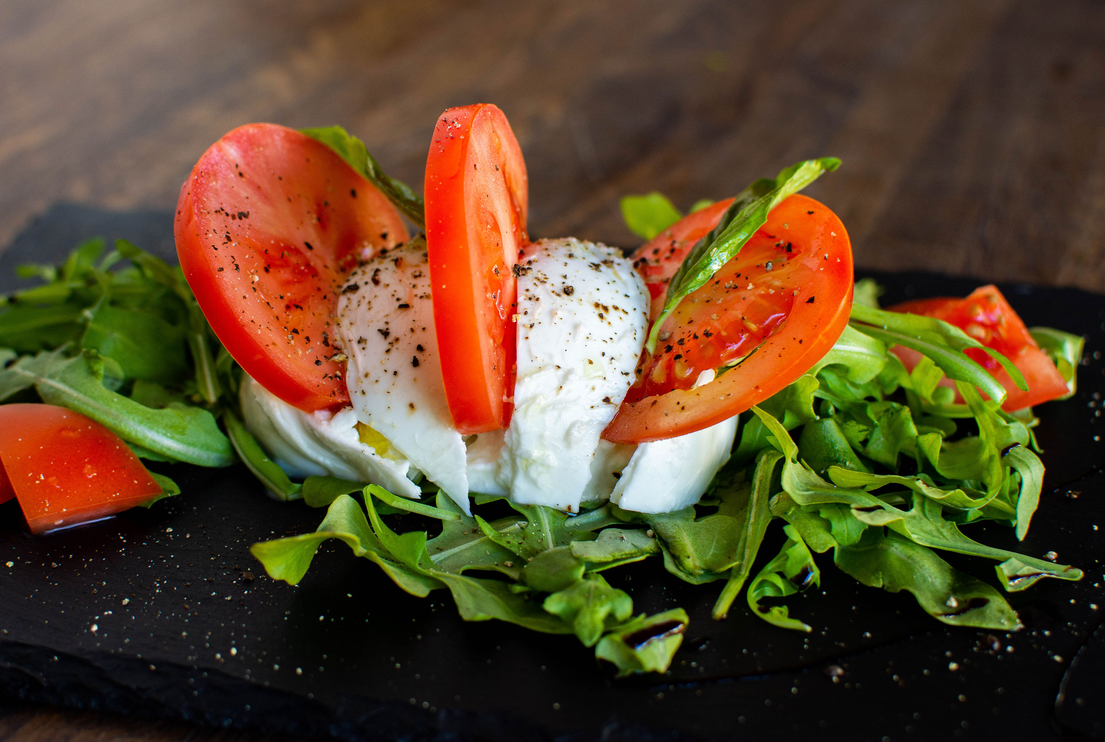 Arranged Food and Objects