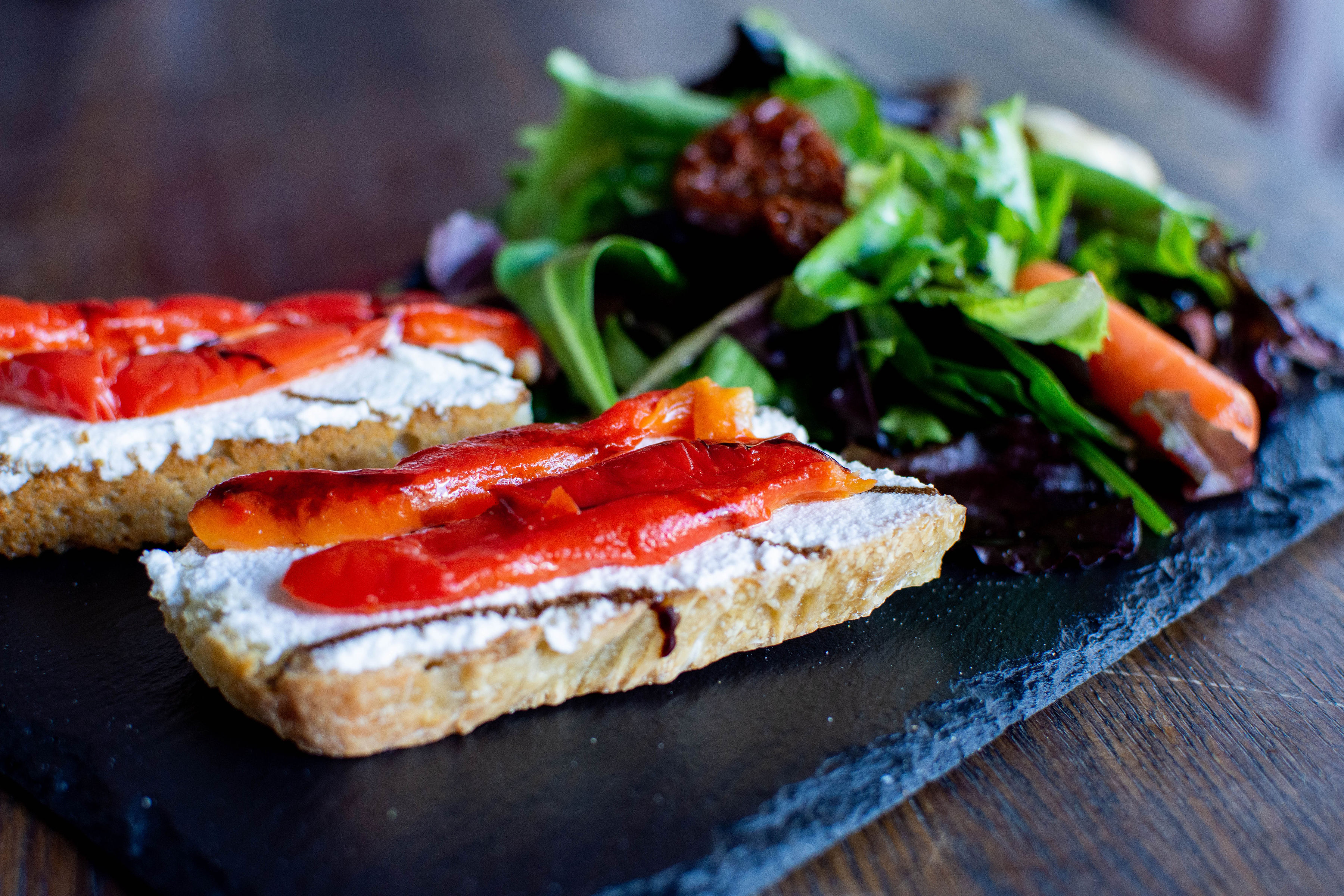 Arranged Food and Objects