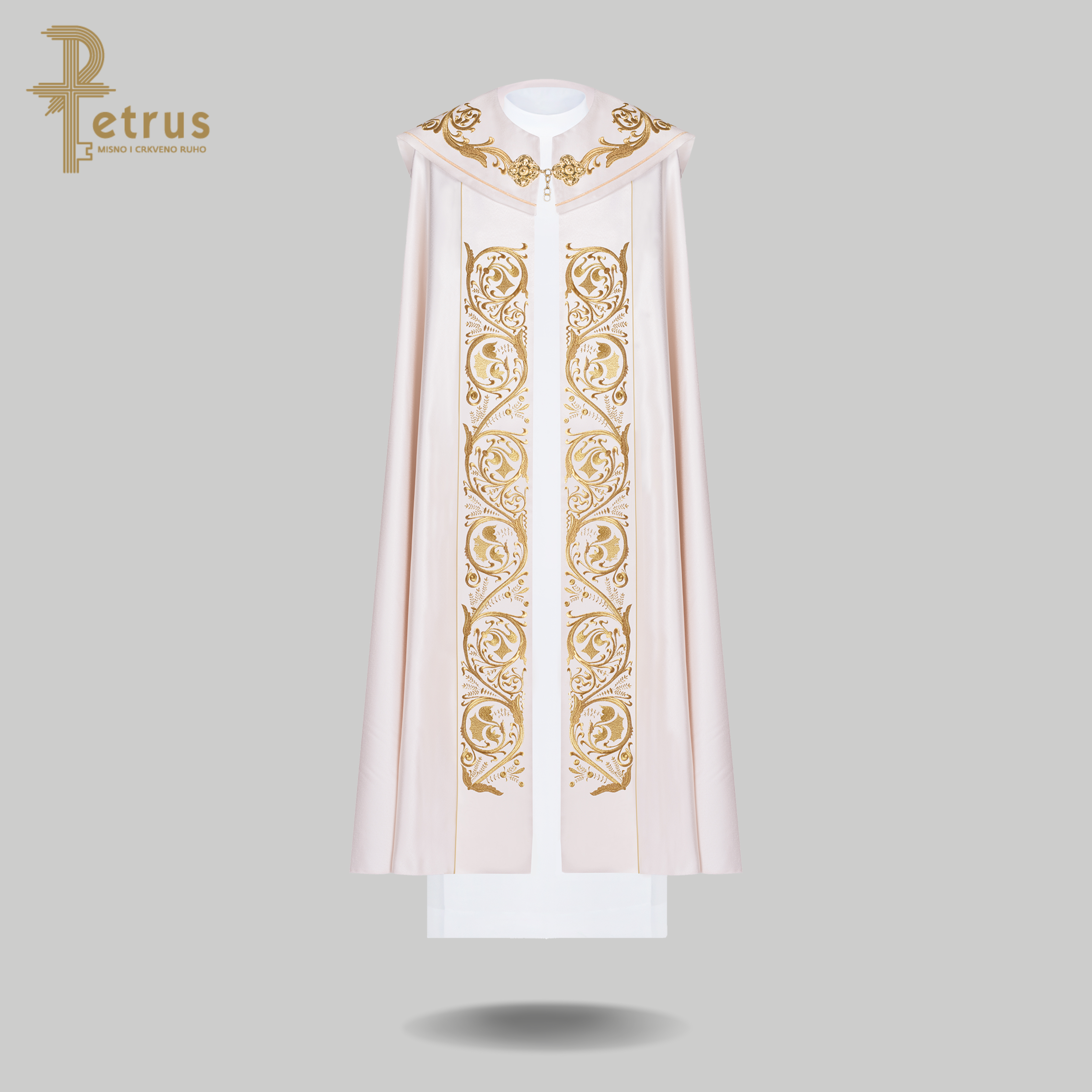 Liturgijski plašt bogato izvezen IHS