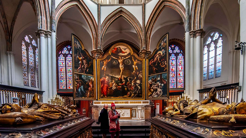 Inside the Church of Our Lady