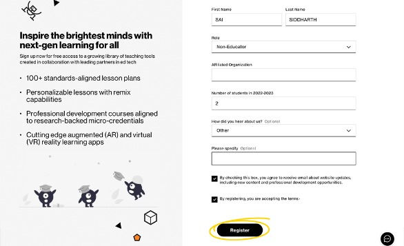Sign Up
