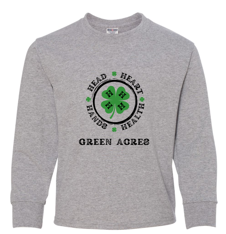 Thumbnail: JERZEES Youth Long Sleeve 50/50 T-Shirt